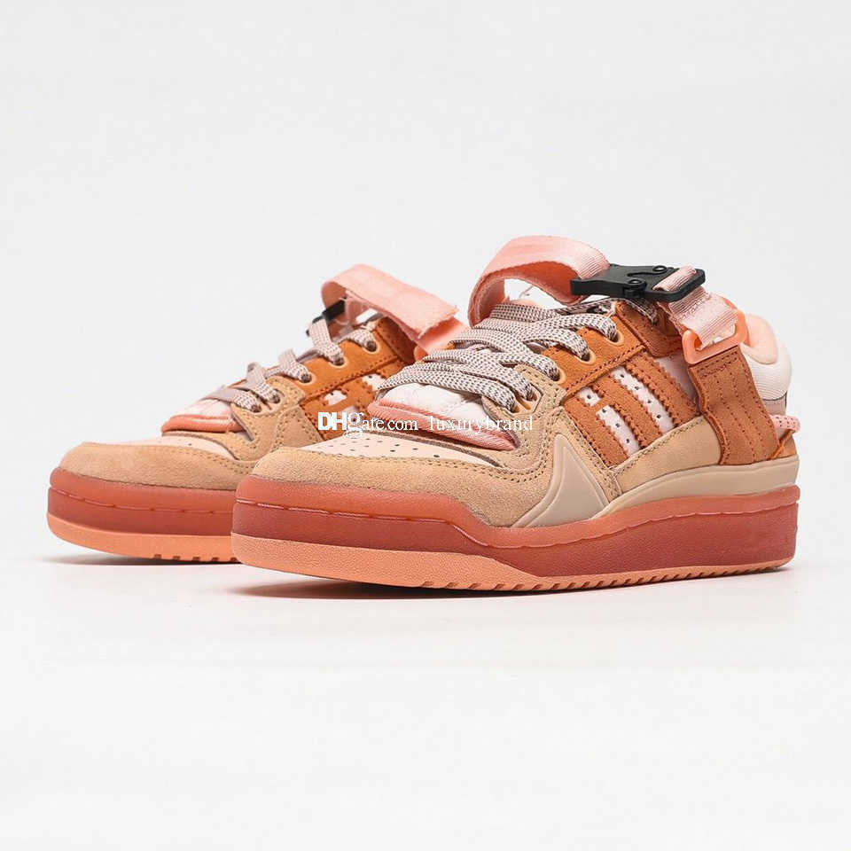 

Bad Bunny Forum Buckle Low Easter Egg Skates Shoes for Mens Skate Shoe Men Skateboard Womens Sneakers Women Sports Chaussures In Pink GW0265, 1 bad bunny forum buckle low easter egg