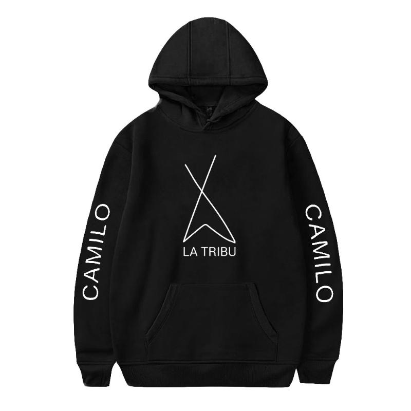 

Men's Hoodies & Sweatshirts Camilo Echeverry Hoodie Women Tracksuit Harajuku Streetwear 2021 Singer Hip Hop Clothes Plus Size, Black