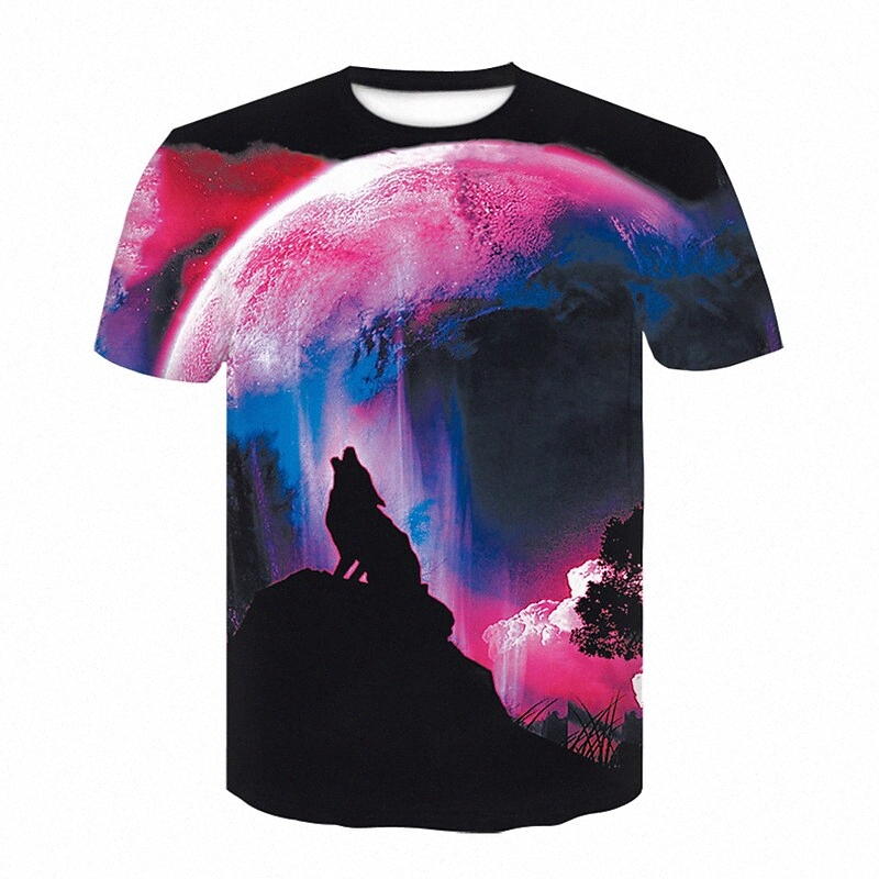 T-shirt pour hommes Impression 3D Col de l'équipage 3D Casual Rivet quotidien Maille à manches courtes Noir / rouge Noir / gris Noir / Navy Summe