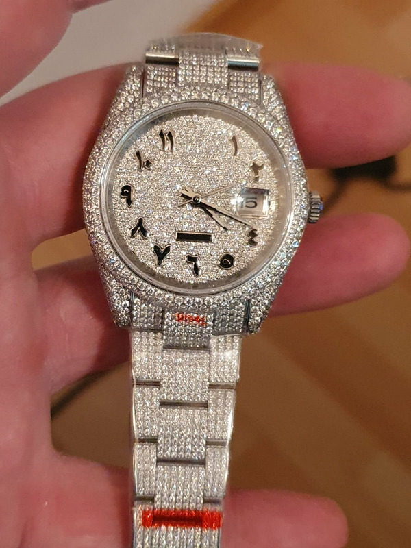 

2021 classicelegant stainless steeldiamond highend men's watch Luxury Fashion Silver Dial Men's watch waterproof sapphire free delivery