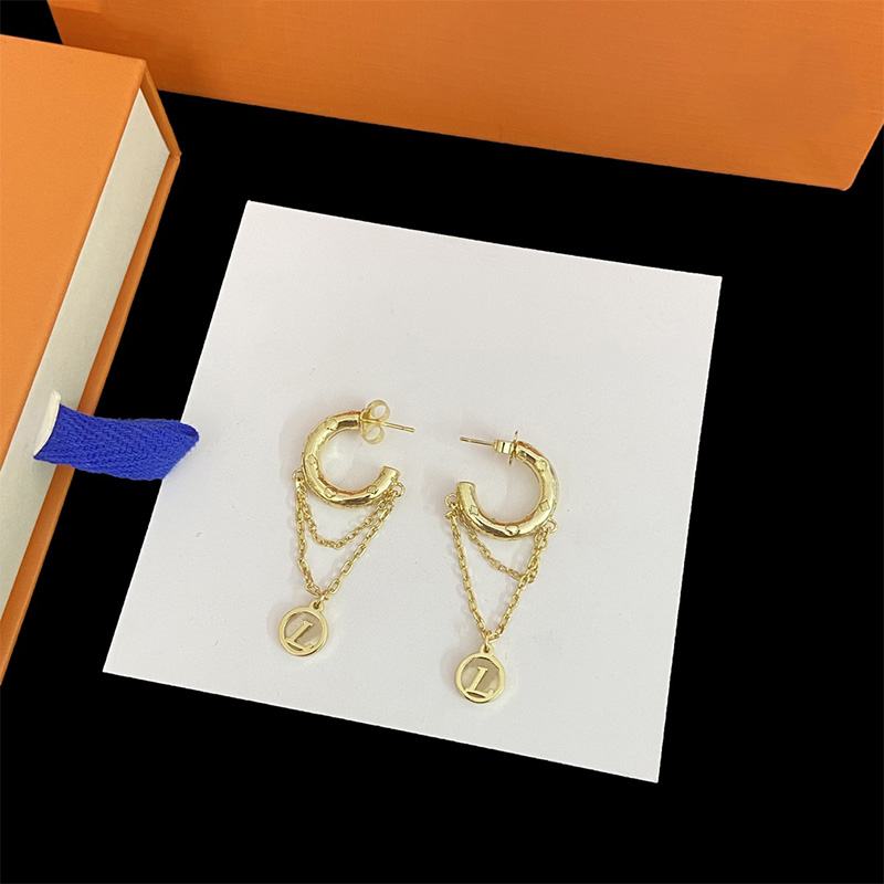 Ear Studs Earrings Jewelry Clover Womens Designer Earring Fashion Letters Sliver Golden Luxury Brand Elegant Jariser-image-747413386