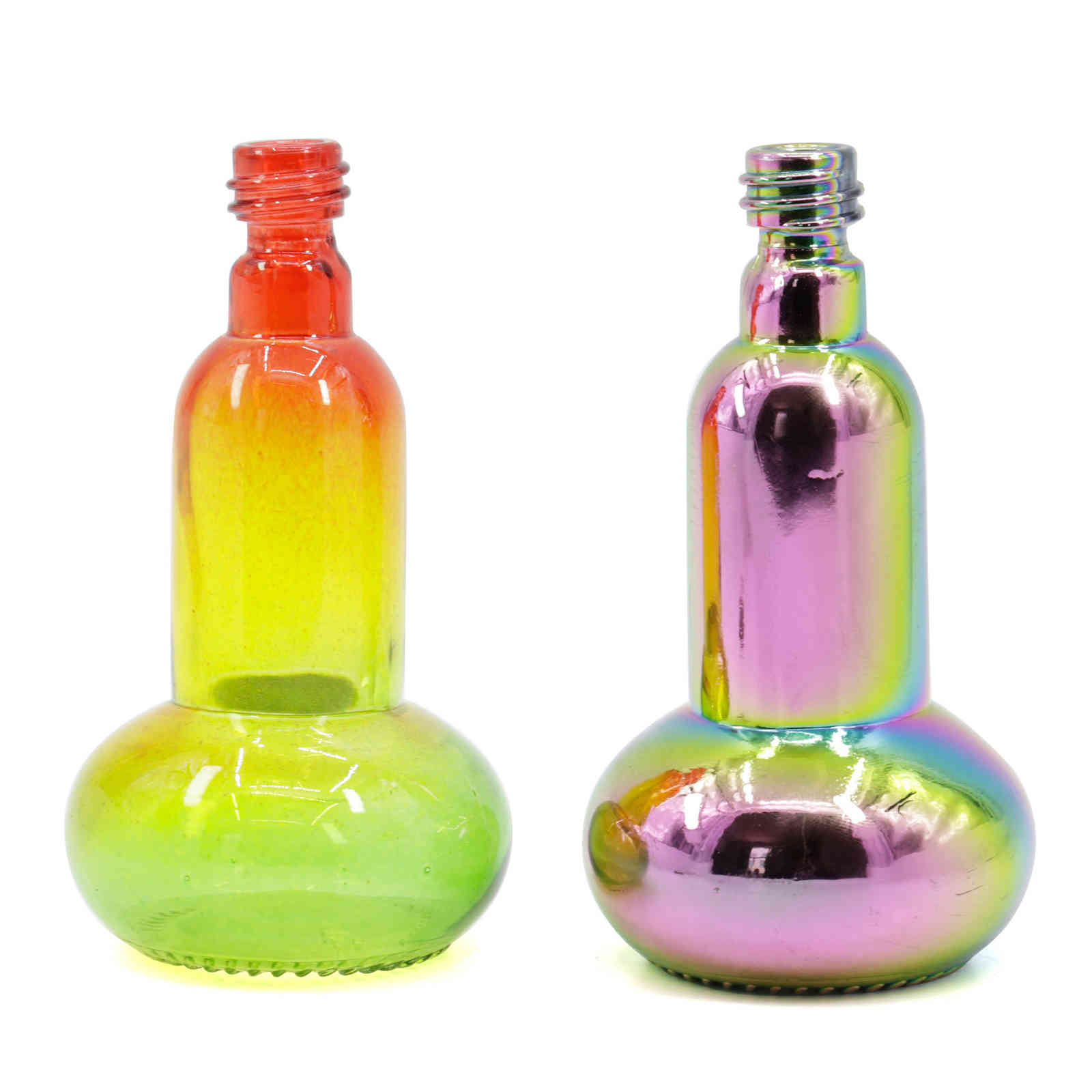 

New color blue gourd shaped glass bottle pipe with accessories