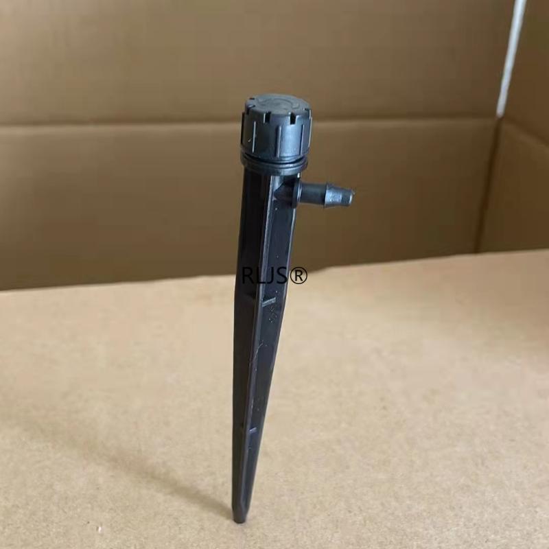 

Watering Equipments 50 Pcs Inserting Ground Garden Aspersor Drip Irrigation Adjustable Sprinkler 360 Degree Drippers Maintenance Equipment, Black