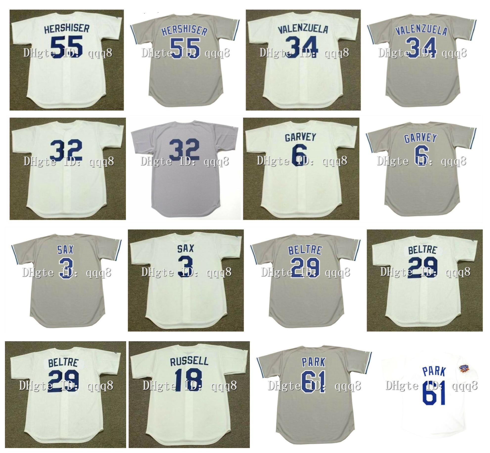 

Throwback OREL HERSHISER Dodgers Baseball Jersey LA Fernando Valenzuela Sandy Koufax STEVE GARVEY KIRK GIBSON HIDEO NOMO DON DRYSDALE DUSTY BAKER ERIC GAGNE YEAGER, As pic