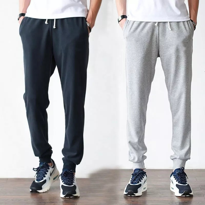 

2021 of Cotton New Sweatpants Streetwear Men's Fashion Full Length with Cordon Pants for Casual Men E820, Dark grey