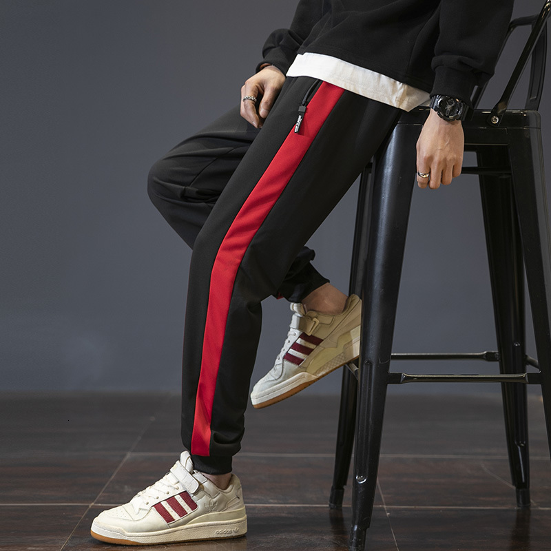 

New 2021 Brand Sweatpants Men Clothing Joggers Harajuku Plus Size Casual Fashion Homme Trousers Patchwork Clothes Dqcp, Yellow