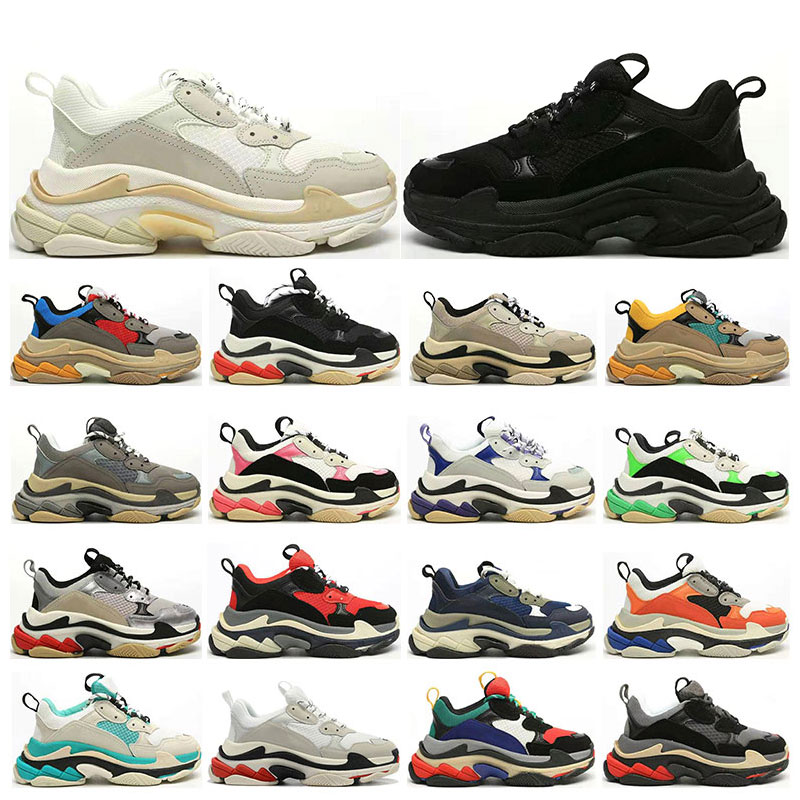 

Fashion Paris 17FW Triple S men Sneaker Casual Dad Shoes for Man Women Black white red grey Sports sneakers Size 36-45, 14