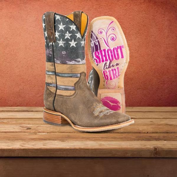 

Boots American Women`s Shoot Like A Girl Sole, Black