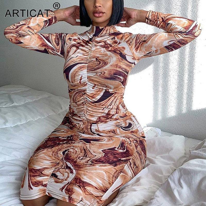 

print turtleneck dress women khaki long sleeve skinny dresses ladies winter bodycon partywear women vestidoshigh quality, Black;gray