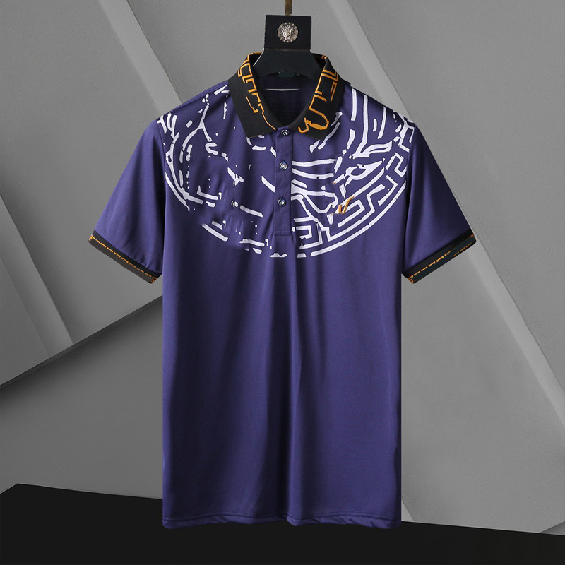 

Designers T shirt Summer Europe Paris Polos American Stars Fashion Mens tshirts Star Satin 100% Cotton Polo Casual t-shirt Women mans Tees B, White;black