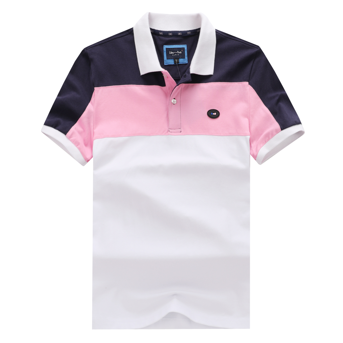 

2021 New Top Selling Eden park Polo Short For Men Fashion Design Sweat absorption, ventilation And high quality Big Size M L XL XXL, White