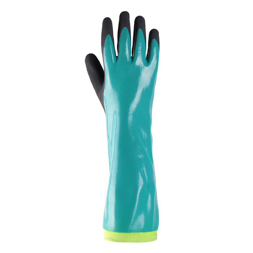 

Fish killing, stab proof, water proof, oil proof, antiskid, nitrile chemical thickened and lengthened wear-resistant labor protection gloves