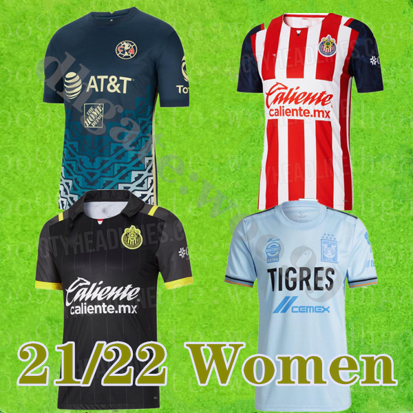 

Women Soccer Jerseys liga mx 21 22 Club America 2021 2022 mexico Tigres UNAM Chivas Men Adult Football Shirts, 11