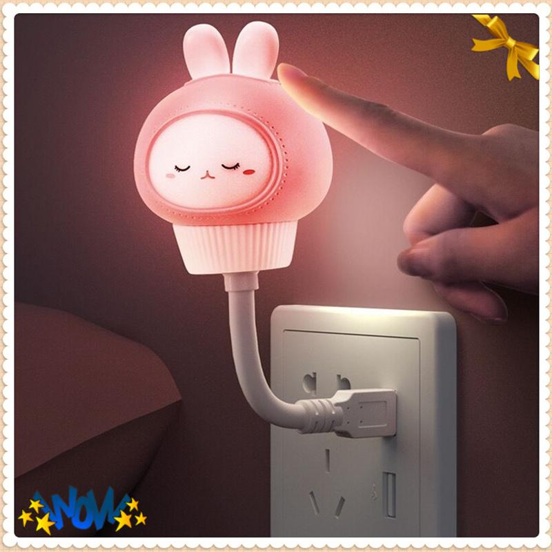 

Night Lights LED Light Children's Lamp Telecontrol USB Bear For Baby Bedroom Decor Gift Kid