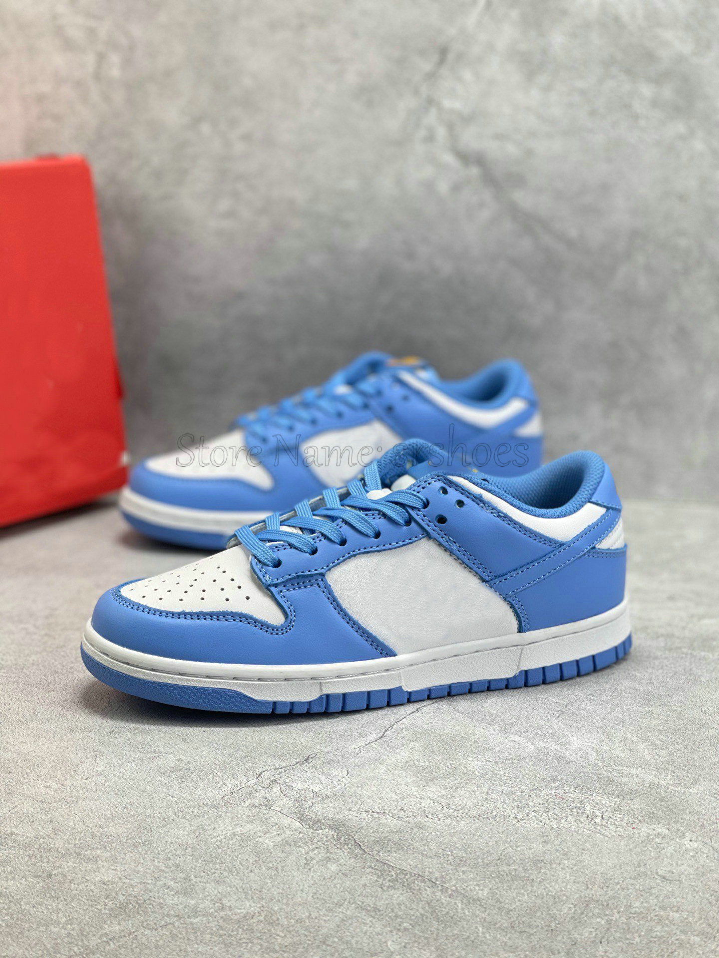 

Dunks Low WMNS Sail Coast Blue University Gold SB Skateboard Designer Shoes Men Womens Fashion Trainer Sports Sneakers, Black