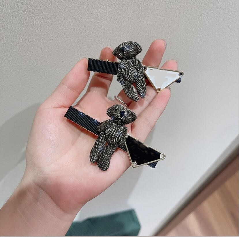 

2021 European and American Bear Letters Hair Clips & Barrettes Simple Bohemian Girly Temperament Headdress High Quality Fast Delivery