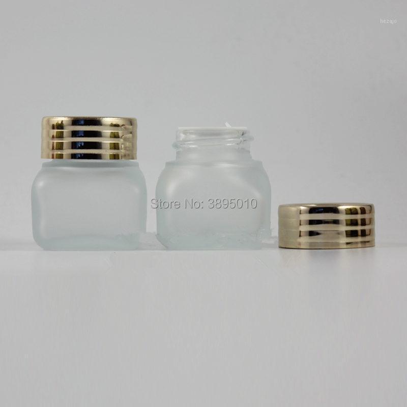 

Storage Bottles & Jars 15g Frosted Glass Jars, 15ml Frost Cream Skin Care Bottles, 0.5oz Cosmetic Containers F676