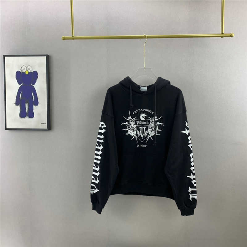 

VETEMENTS Restricted Hoodie Men Women Text Print Vetements Sweatshirts Oversize VTM Pullovers Q0831 9E57D D8O9 42VC