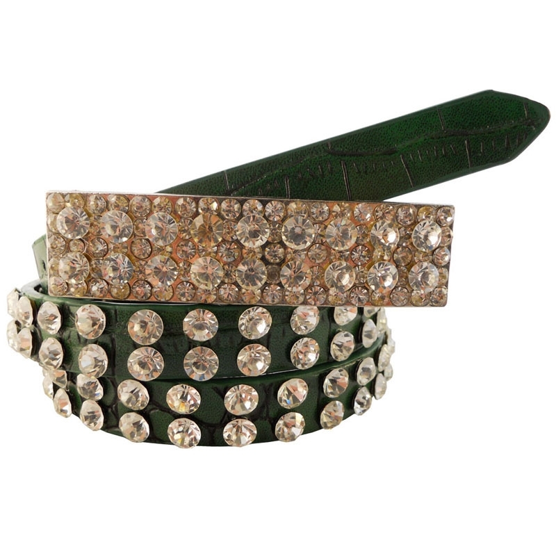 

Designer belts 2023 Women's belt decorated with water drill factory outlet