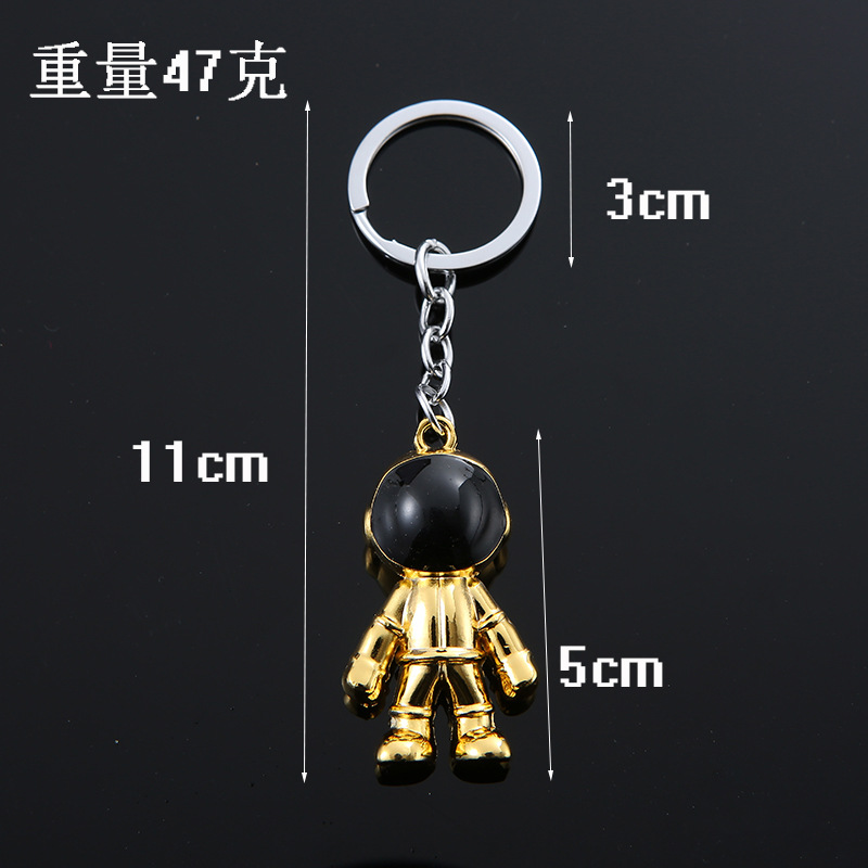 

Trendy Design Space Machine Robot Jewelry Gift Key-Ring Creative Key Chain Hanging Decoration Crafts Spot Wholesale, Mix size