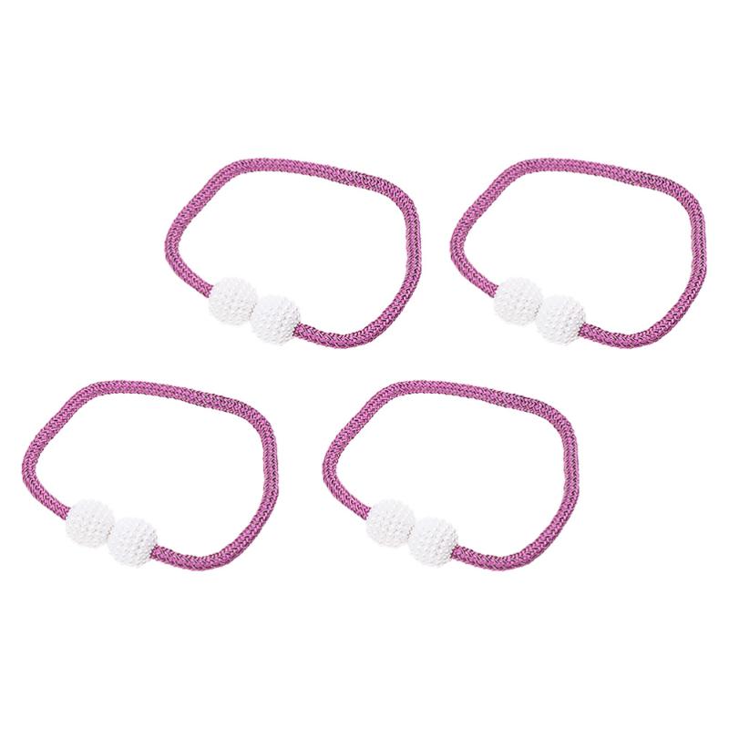 

4pcs Magnetic Curtain Tiebacks Curtain Buckle Decorative Buckle, Sky-blue