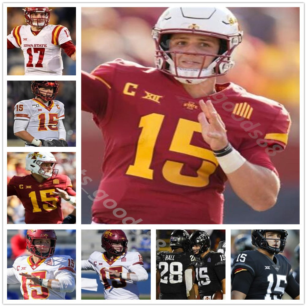 

Custom 2021 Iowa State Cyclones Breece Hall Deshaunte Jones Tarique Milton Mike Rose Johnnie Lang Brock Purdy Hutchinson Football College, Colour 1