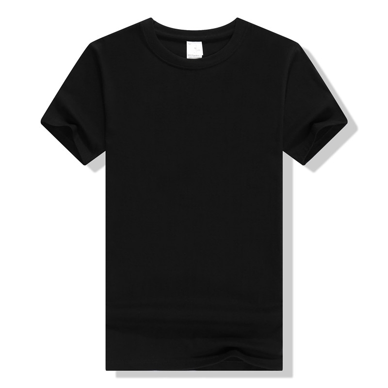 

Combed cotton thread collar short sleeve men and women cotton blank solid color shirt wholesale group clothing custom 210316, No name number