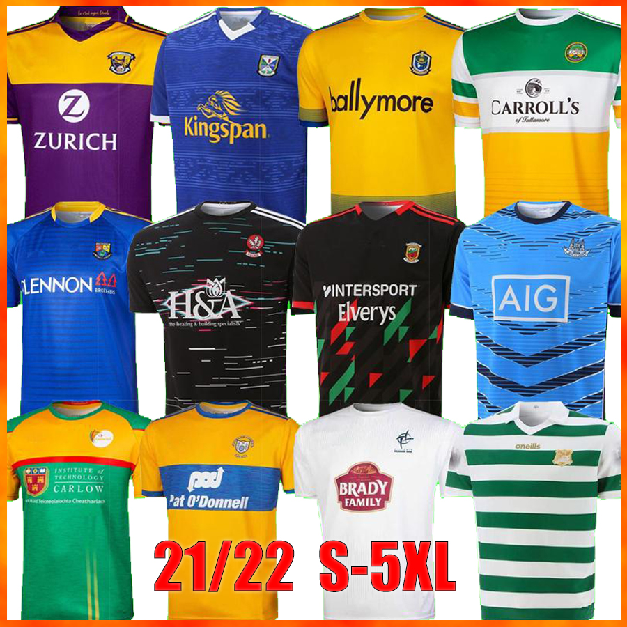 

21 22 GAA Rugby Jerseys 2021 2122 Dublin CAILLIMH TIPPERARY ÁTH CLIATH DAVID TREACY TOM CONNOLLY size S-5XL top thai quality camisetas shirts for men, Green