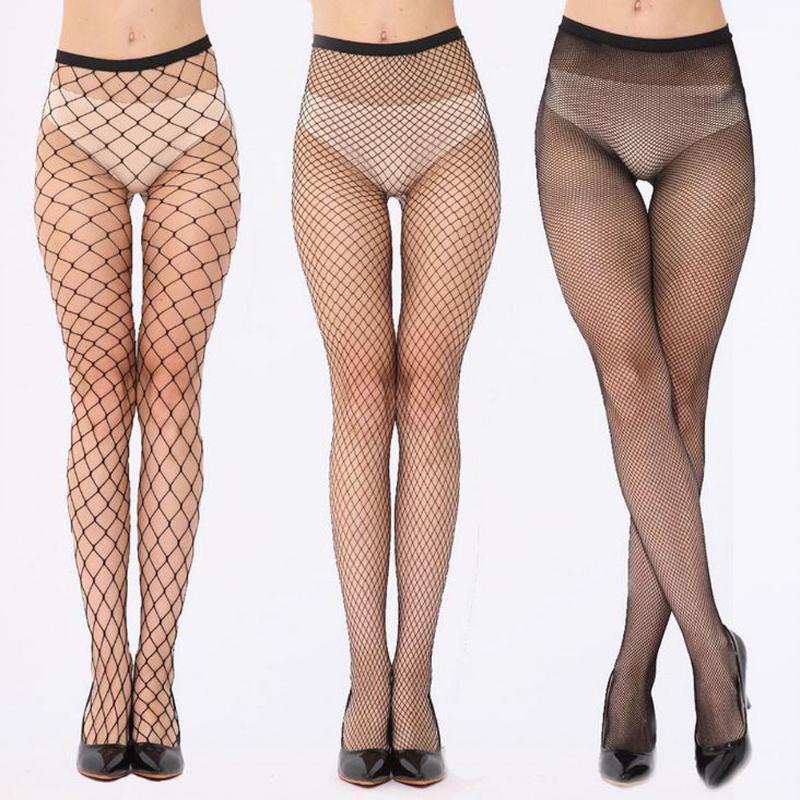 

Socks & Hosiery Women's Stockings High Waist Tights Sexy Fishnet Thigh Highs Fishing Nets Lace Garter Pantyhose Female #W3