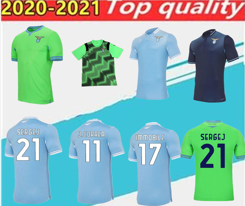 

20 21 Lazio soccer jersey Lazio football shirt LUIS ALBERT0O J.CORREA camiseta de fÃºtbol IMMOBILE SERGEJ maillot de foot uniforms, Black;yellow