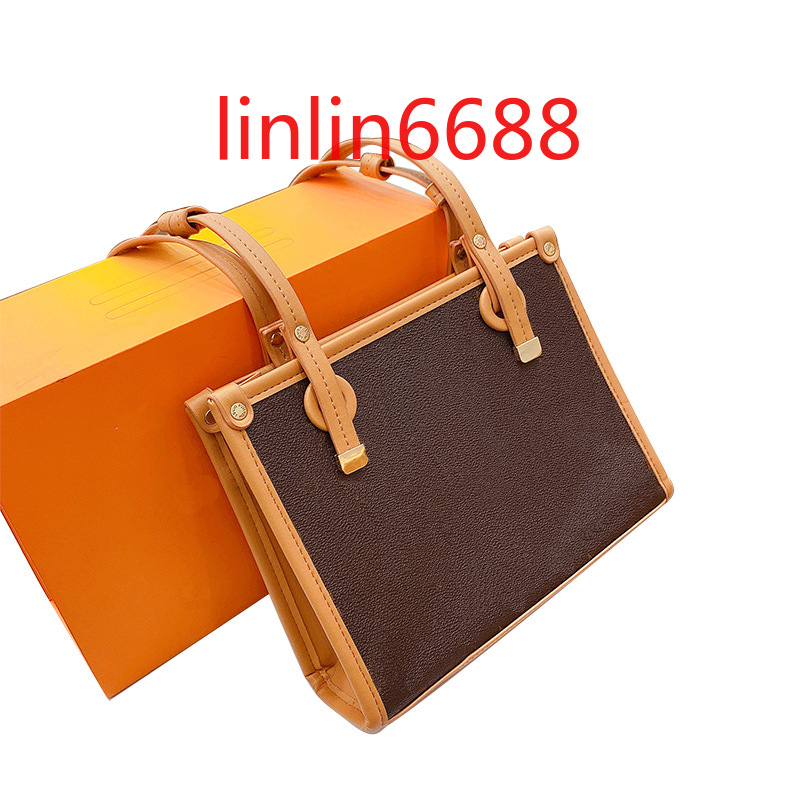 

International brand autumn and winter large capacity bag with logo women's bags #831 new fashion one shoulder armpit hand bag texture retro commuter Tote Bag wallets, Size:25×8×20cm