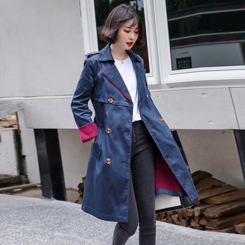 

Women' Trench Coats Arrival Holiday High Quality Cute Casual Fashion Comfortable Work Style Elegant Trend 4 Colors Available, Khaki