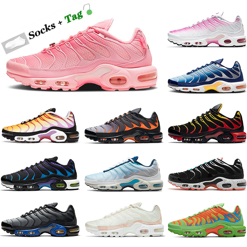 

2021 Tn Plus SIZE US 12 Running Shoes Mens Women Blue Void Laser Orange Triple Black White Off Pink Snakeskin Bleached Aqua University Sneakers Trainers 36-46, W22 40-46 oreo
