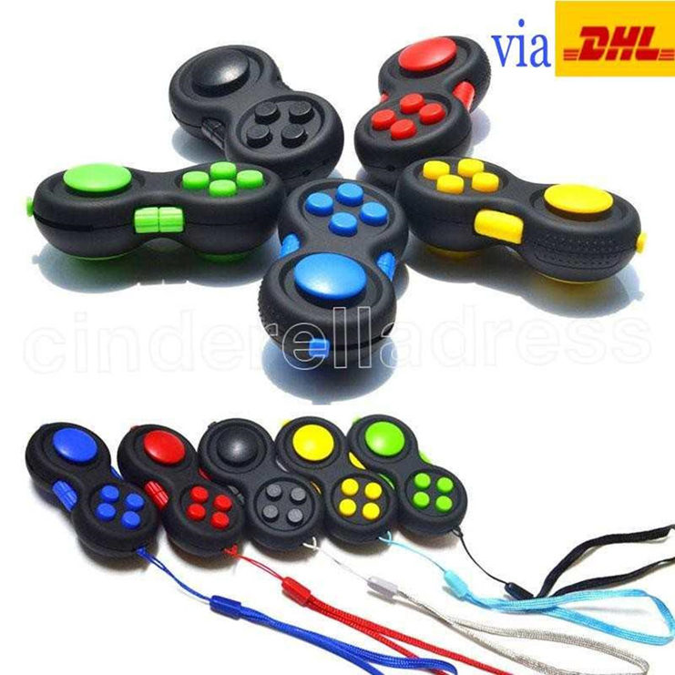 

Fidget Pad Second Generation Fidget Cube Hand Shank Game Controllers Finger Toys Decompression Anxiety Toys DHL free shipping