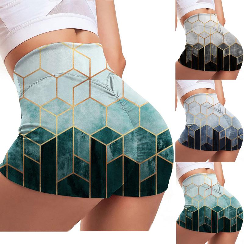 

Women' Shorts Women Thin Fitness Casual High Waist Fashion Biker Summer Slim Highly Elastic Sports Cycling Streetwear, Bk