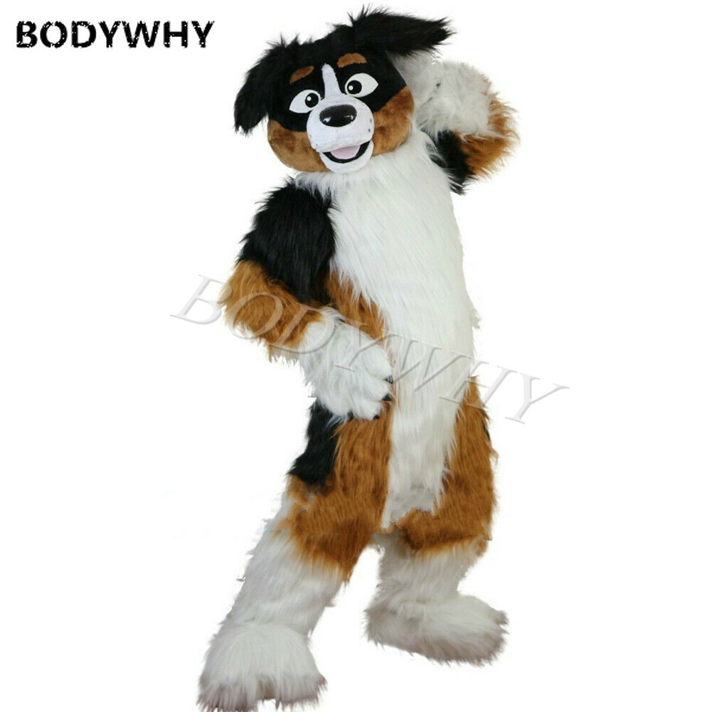 Mascot CostumesHalloween Wolf Fox Husky Dog Fursuit Furry Costume Mascot Outfit High Quality Costume Character Birthday Party Dress-image-747525794