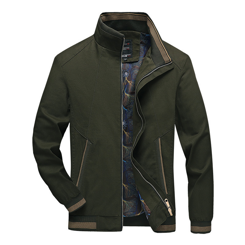 

2021 New Coat Basic Bomber Jackets Mens Coats Clothes Erkek Mont Kaban Chamarra Hombre Roupas Masculina Safari Style Xdxv, Khaki