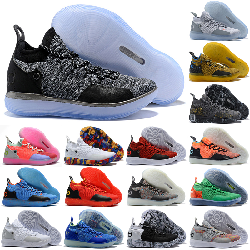 

Hot Kevin Durant kd 11 Basketball Shoes Mens Durant Gold/Championship MVP Finals training Sneakers Sports Running Shoes Size 7-12, White;red