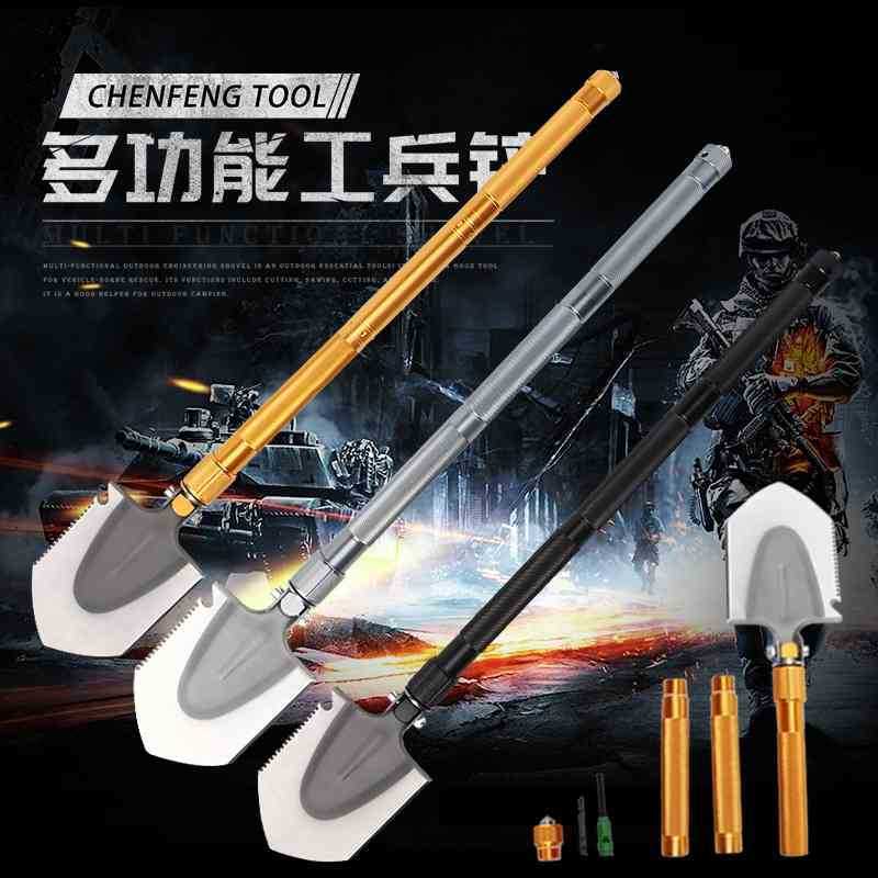 

Outdoor engineering multifunctional folding self-defense vehicle mounted military shovel camping survival equipment tool