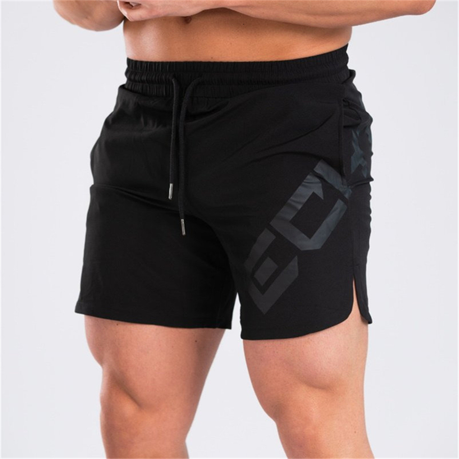 

2021 New Mens Fitness Bodybuilding Shorts Man Summer Gyms Workout Male Breathable Mesh Quick Dry Sportswear Jogger Beach Short Pants Qa0k, Gray