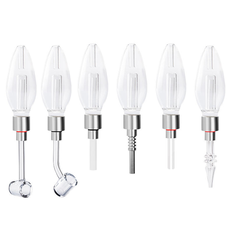 

Headshop666 CSYC NC027 Hookah Glass Pipe 510 Titanium Ceramic Nail 45/90 Degree Quartz Banger Nails Oil Rigs Pipes Bong Bubbler