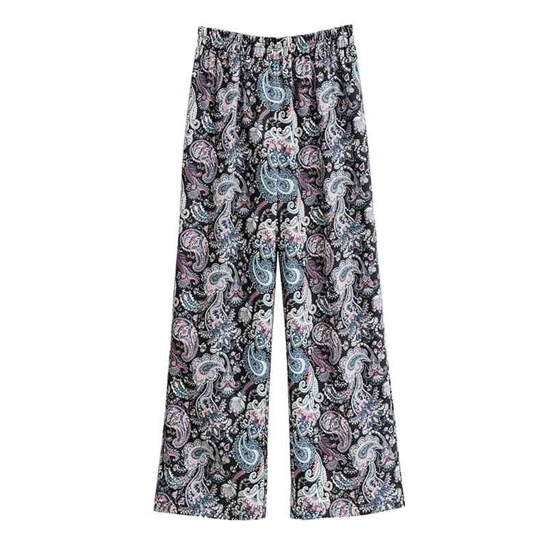 

Summer Casual Pants Women High Waist Long style Fashion Bodycon Loose Trousers Ladies' Streetwear 210524, Multi