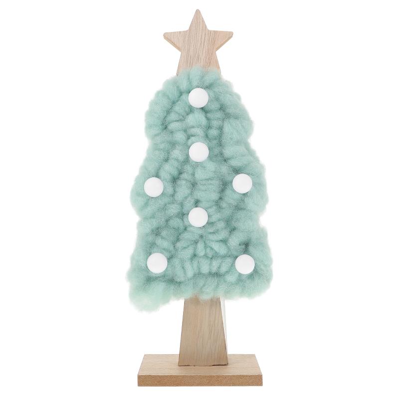 

Christmas Decorations 1pc Creative Glowing Tree Felt Xmas Decor Festival Scene