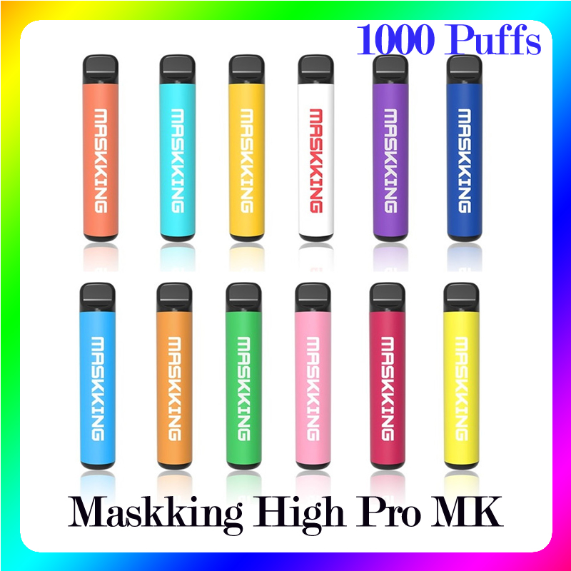 

Maskking High Pro MK Vapes US Russia Version Disposable Vape Pod Device E-cigarette Starter Kit PK Air Bar Lux GT BANG PUFF XXL