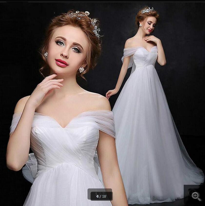 

2021 Stylish white tulle a line wedding dresses sweetheart neckline pleated with bow open back sexy wedding gowns court train bride dresses, Red