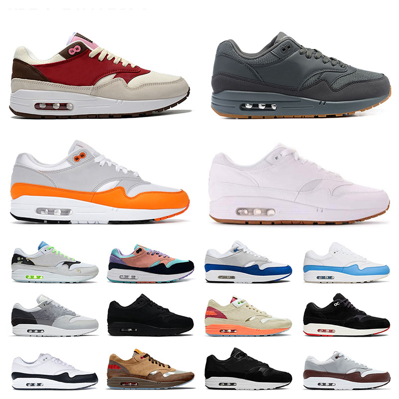 

1 87 Running Shoes Mens Sports Sneakers 1s Kiss Of Death White Gum Black Sean Wotherspoon Bacon Elephant Obsidian University Blue Men Women Trainers Runner Outdoor, A1 kiss of death 36-45