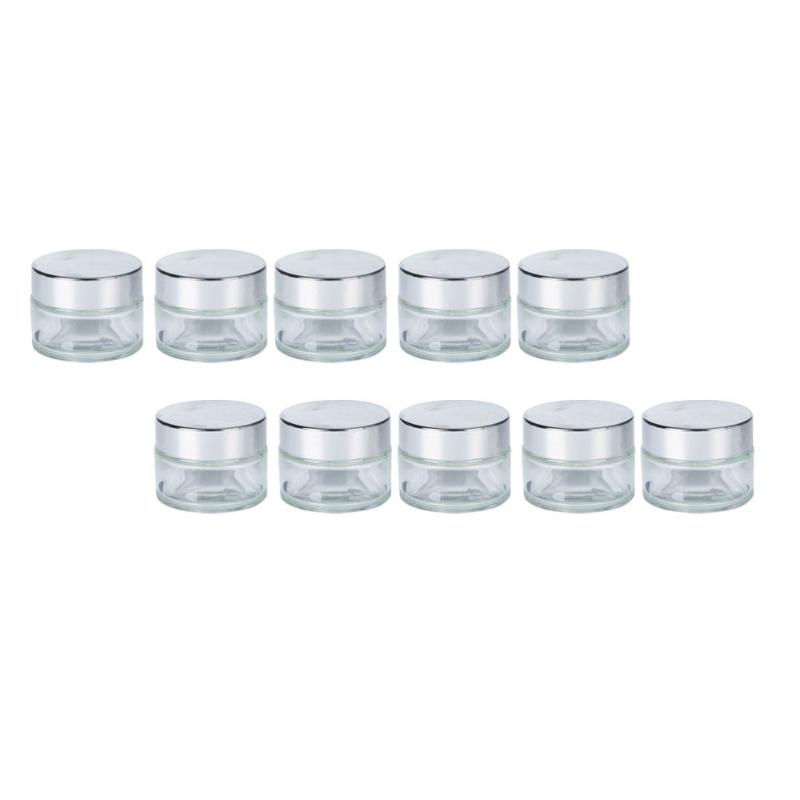 

Storage Bottles & Jars 12Pcs Facial Cream Bottle Lotion Glass Makeup Liquid Container