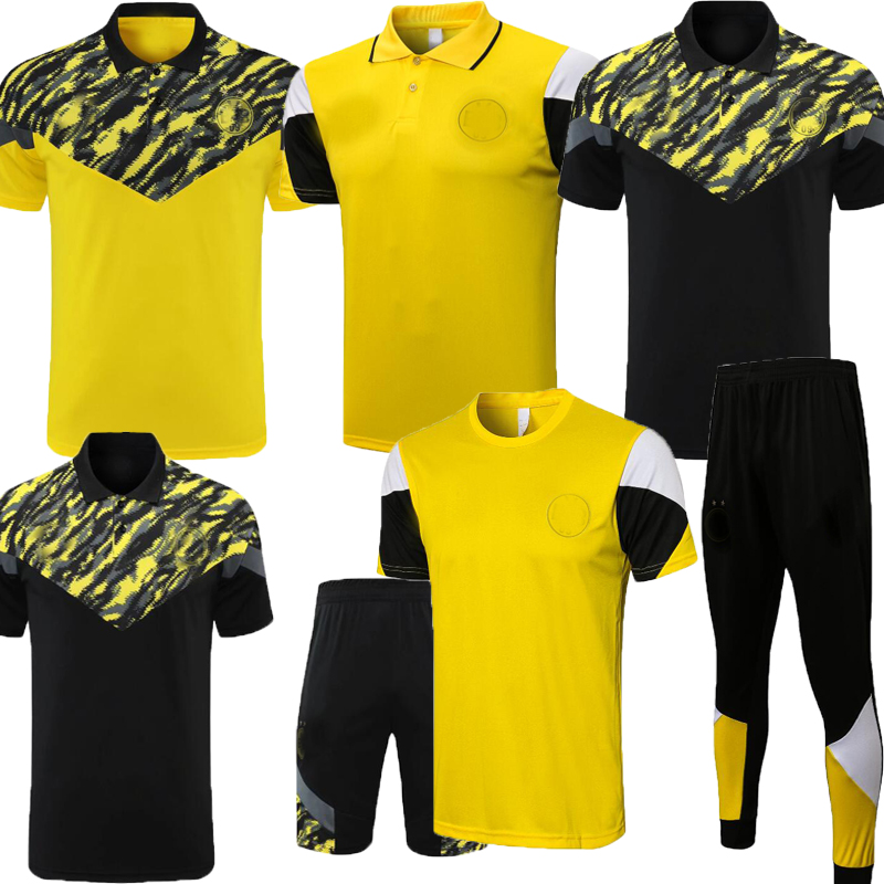 

21 22 HAALAND REUS Malen Polo set soccer jerseys REYNA 2021 2022 football shirts BRANDT PLSZCZEK BELLINGHAM HUMMELS men dortmund uniform Borussia training suit, 2021;home