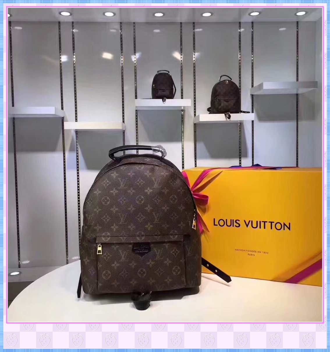 

88 LV LOUIS VITTON MONOGRAM BACKPACK BIG Shoulder Bags Women Leather Handbags MICHAEL Messenger Bags Tote Purse M41562, Black;brown