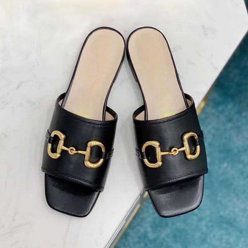 

Designer Beach Women's Slippers Casual Light Summer Sandals Fashion Open Toe Comfortable Cream Non-slip Flat Shoes, Extra shoebox